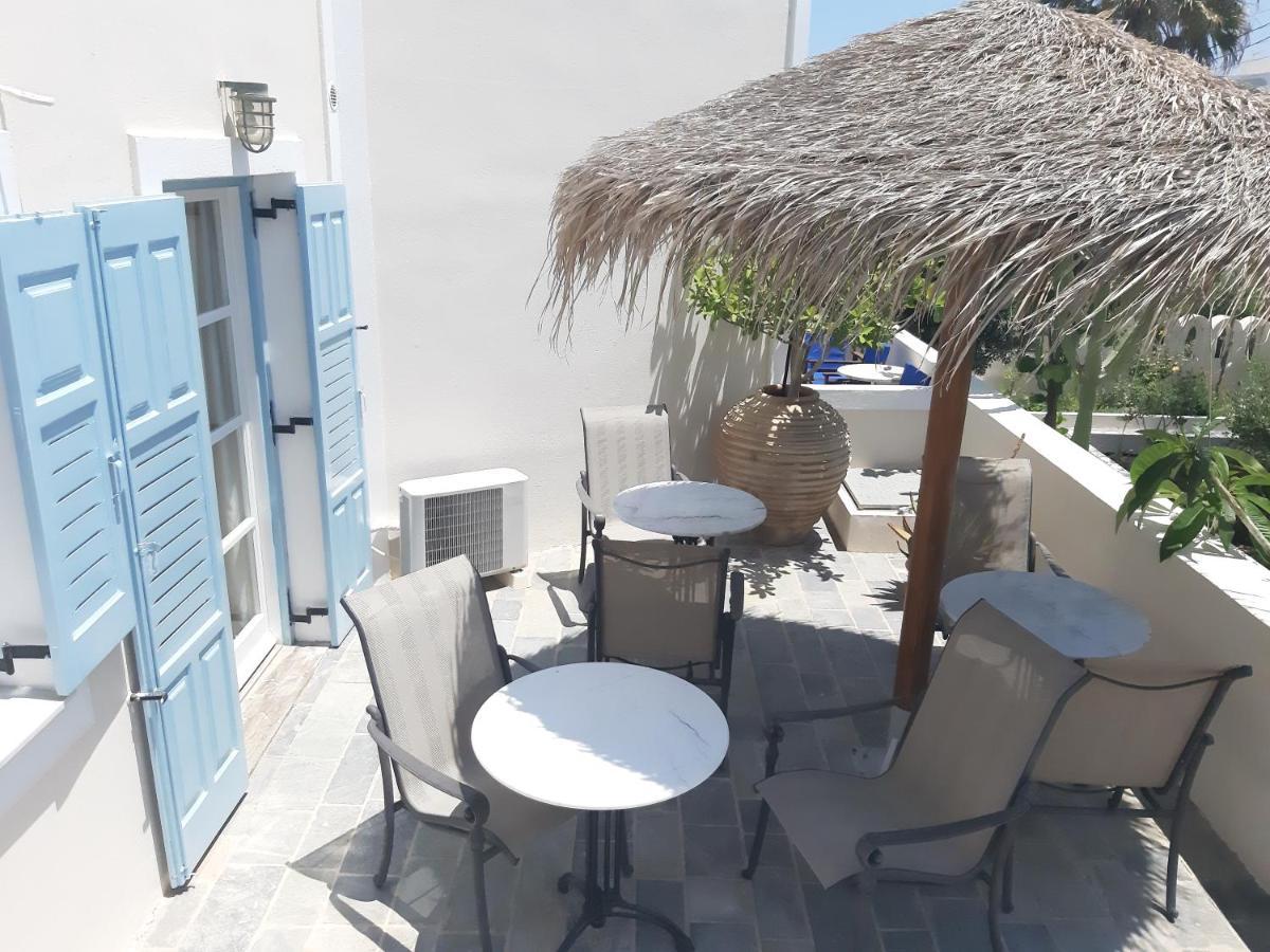 Villa Nikos Karamolegkos Kamari Exteriör bild