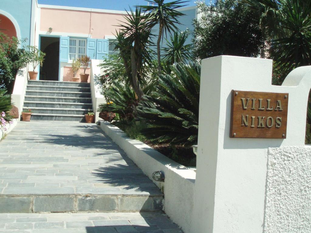 Villa Nikos Karamolegkos Kamari Exteriör bild